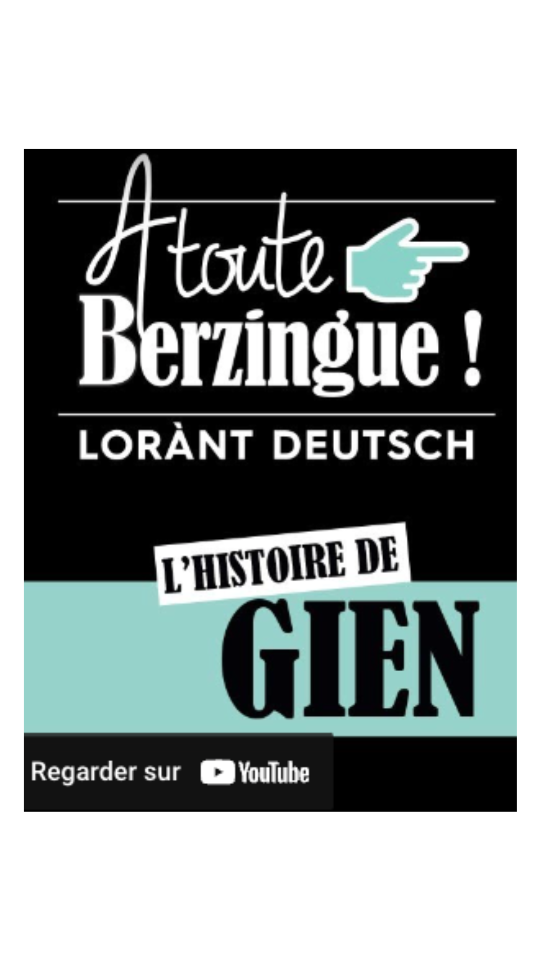 Un aperçu de Gien en compagnie de Lorant Deutsch