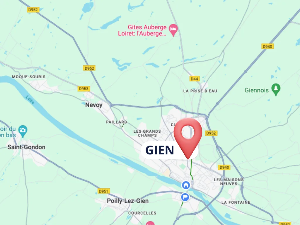 Venir à Gien